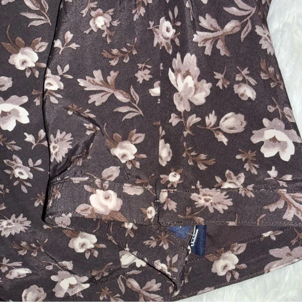 GAP Dark Floral A-Line Skirt